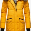Marikoo Manteaux Dhiver Manteau D’hiver Chaskaa Femme Jaune