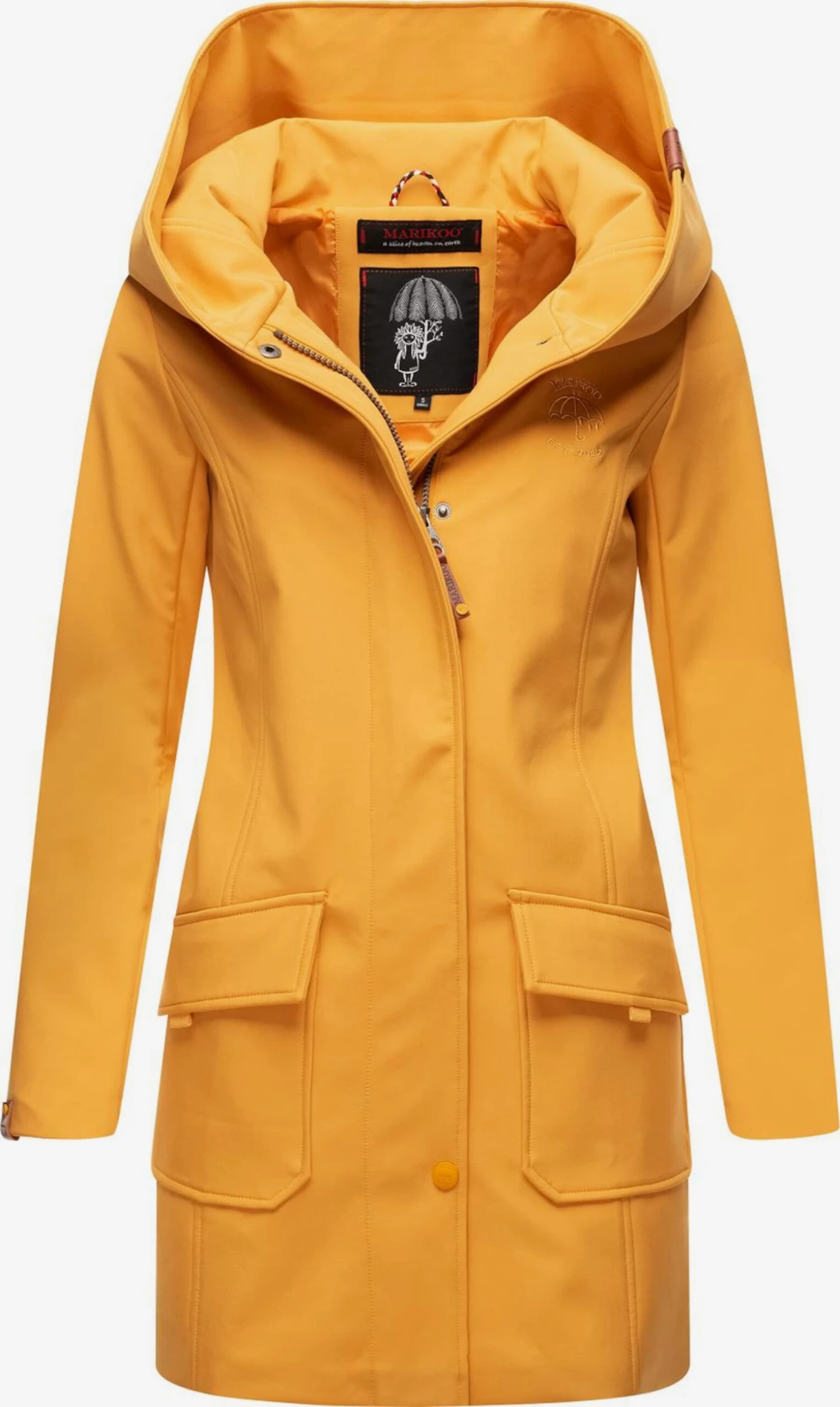 Marikoo Manteaux De Pluie Manteau Fonctionnel Mayleen Femme Jaune Dor 1 Marikoo Manteaux De Pluie Manteau Fonctionnel Mayleen Femme Jaune Dor