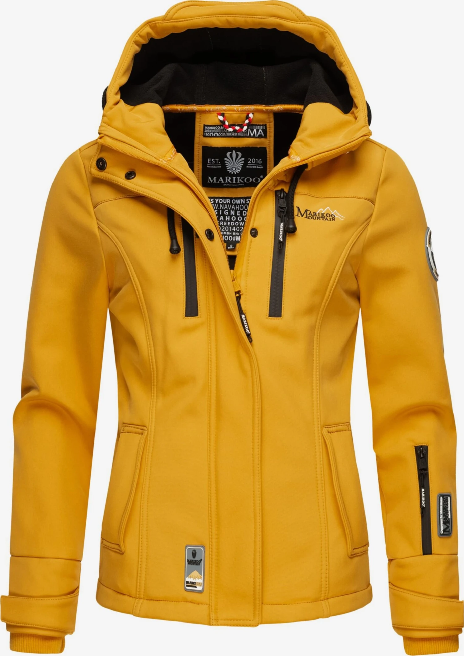 Marikoo Vestes De Mi-saison Veste Mi-saison Kleine Zicke Femme Jaune 4 Marikoo Vestes De Mi-saison Veste Mi-saison Kleine Zicke Femme Jaune – Image 4