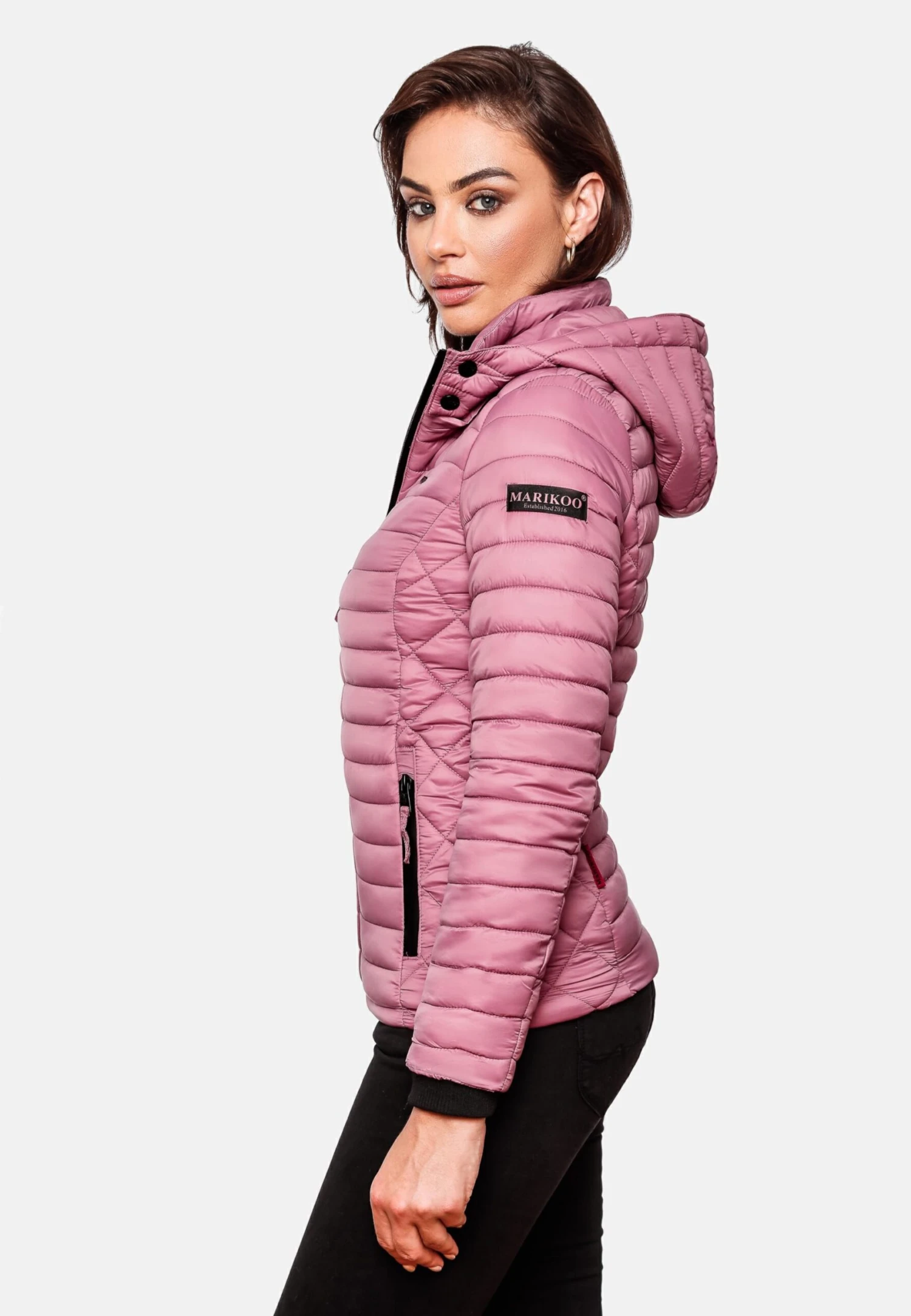 Marikoo Vestes De Mi-saison Veste Mi-saison Samtpfote Femme Rose 6 Marikoo Vestes De Mi-saison Veste Mi-saison Samtpfote Femme Rose – Image 6