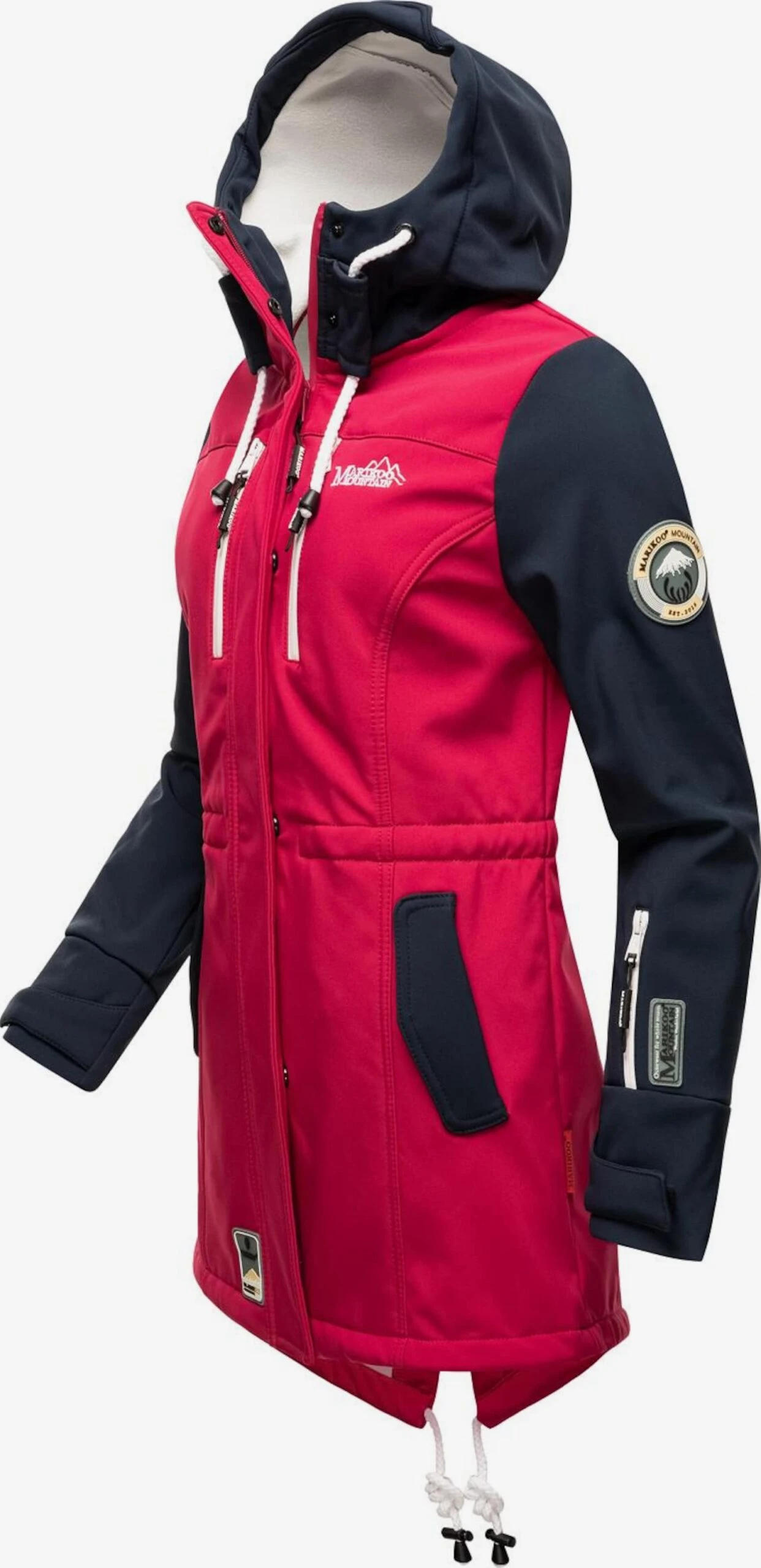 Marikoo Manteaux De Pluie Manteau Fonctionnel Zimtzicke Femme Bleu Marine / Rose 2 Marikoo Manteaux De Pluie Manteau Fonctionnel Zimtzicke Femme Bleu Marine / Rose – Image 2