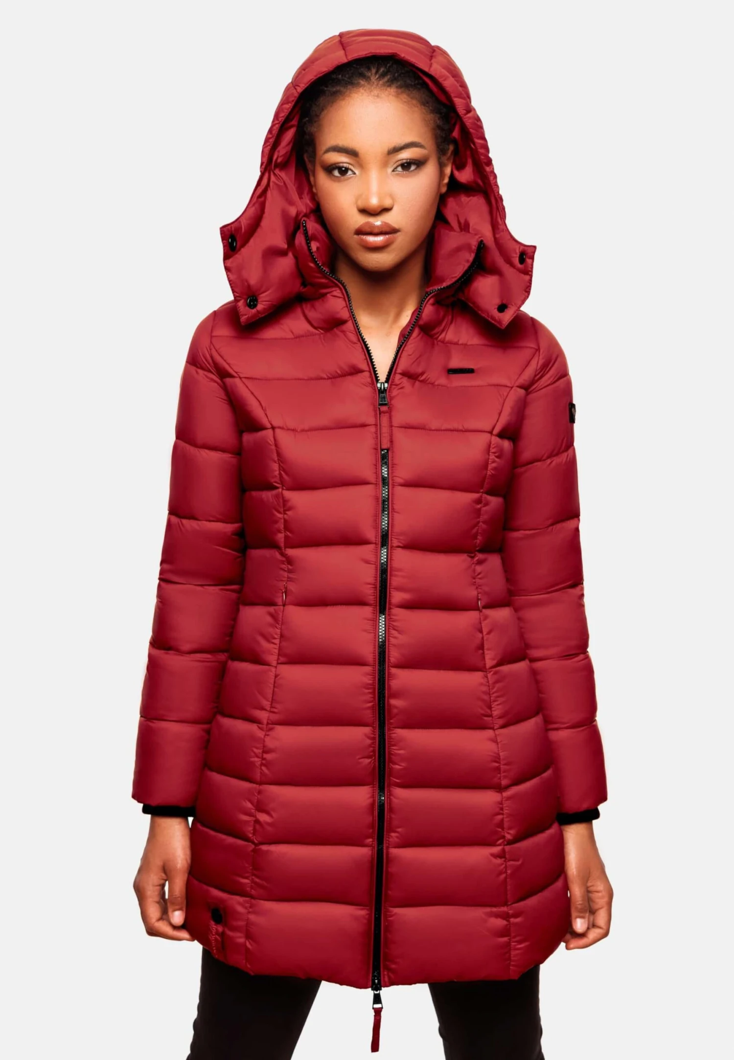 Marikoo Manteaux Courts Manteau D’hiver Abendsternchen Femme Rouge Sang 5 Marikoo Manteaux Courts Manteau D’hiver Abendsternchen Femme Rouge Sang – Image 5