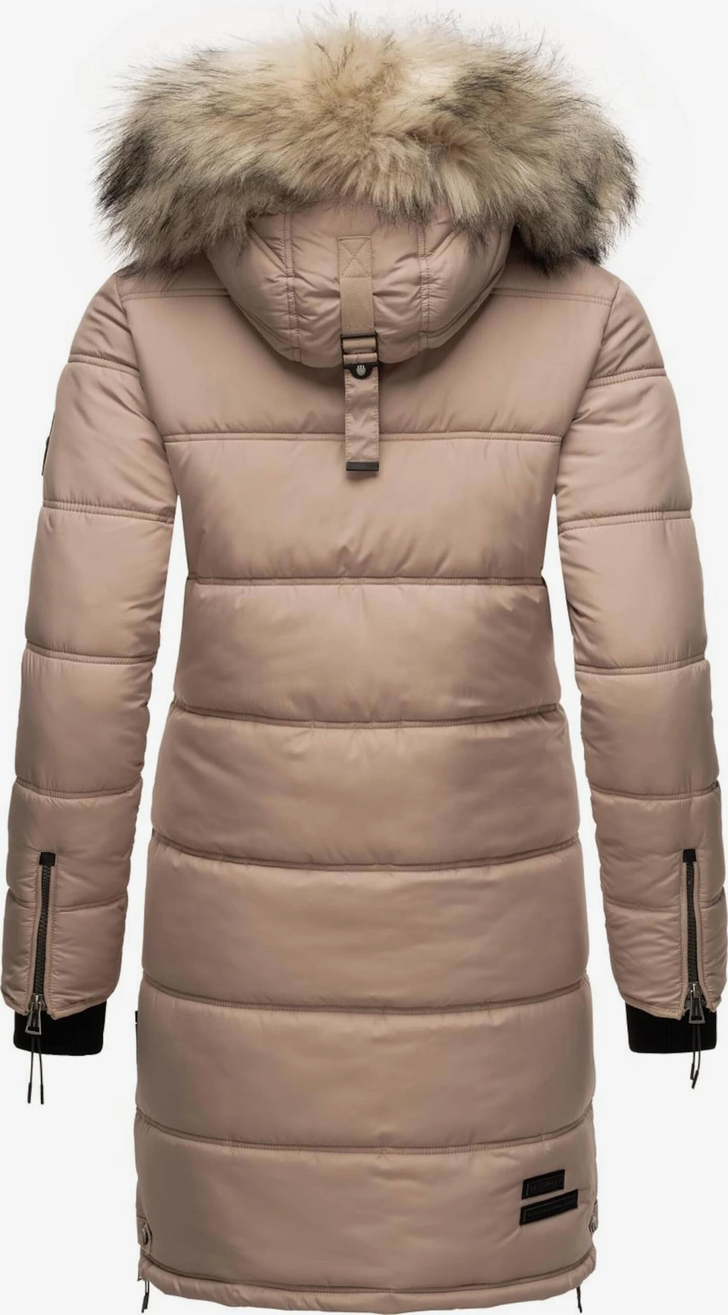 Marikoo Manteaux Dhiver Manteau D’hiver Chaskaa Femme Taupe 3 Marikoo Manteaux Dhiver Manteau D’hiver Chaskaa Femme Taupe – Image 3