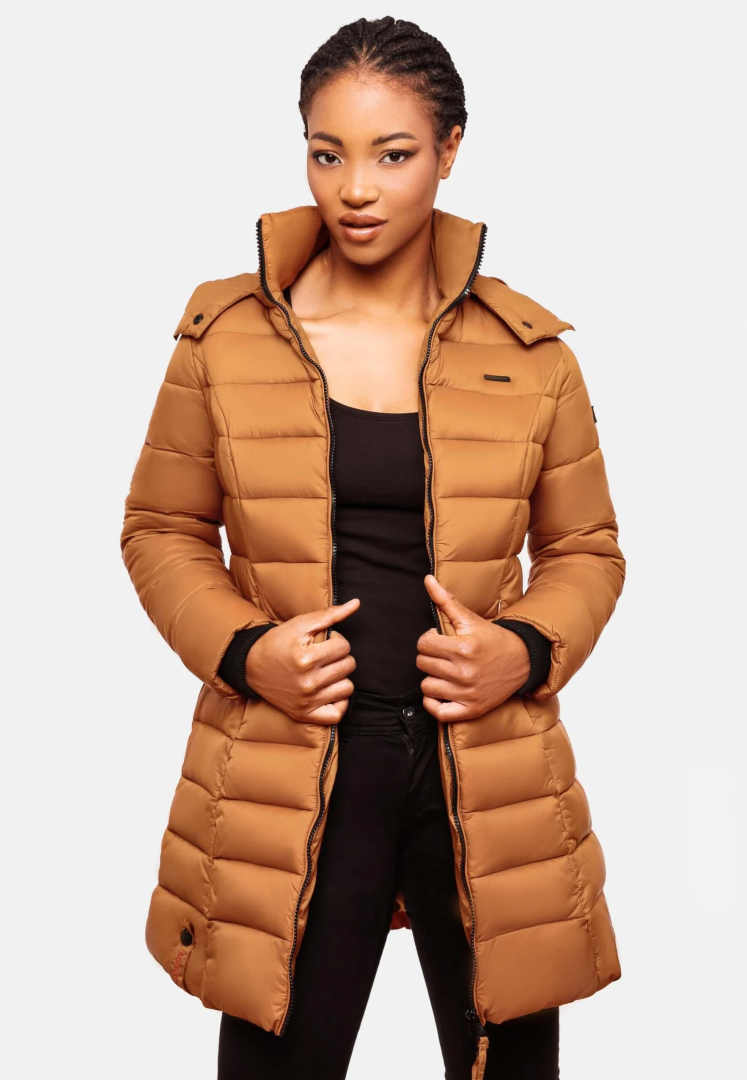 Marikoo Manteaux Courts Manteau D’hiver Abendsternchen Femme Noisette 8 Marikoo Manteaux Courts Manteau D’hiver Abendsternchen Femme Noisette – Image 8