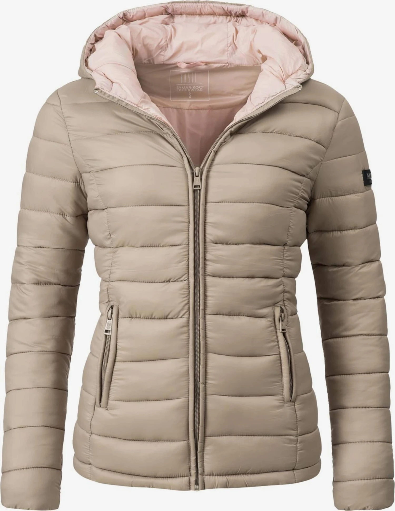 Marikoo Vestes Dextérieur Veste Fonctionnelle Femme Beige Clair 1 Marikoo Vestes Dextérieur Veste Fonctionnelle Femme Beige Clair