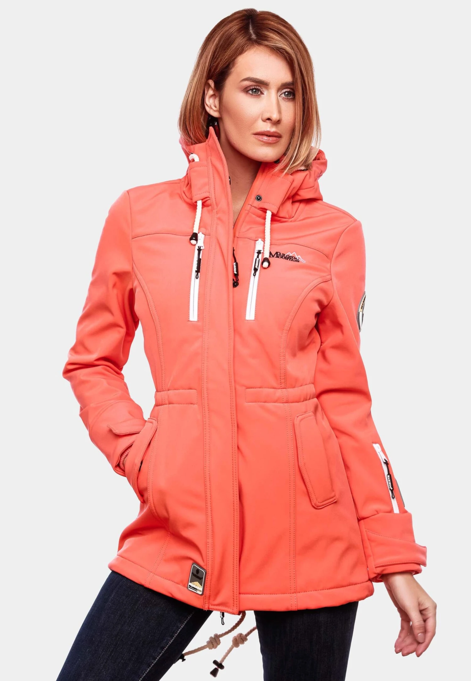Marikoo Manteaux De Pluie Manteau Fonctionnel Zimtzicke Femme Corail 4 Marikoo Manteaux De Pluie Manteau Fonctionnel Zimtzicke Femme Corail – Image 4