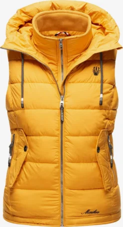 Marikoo Vestes Sans Manches Gilet Taisaa Femme Jaune