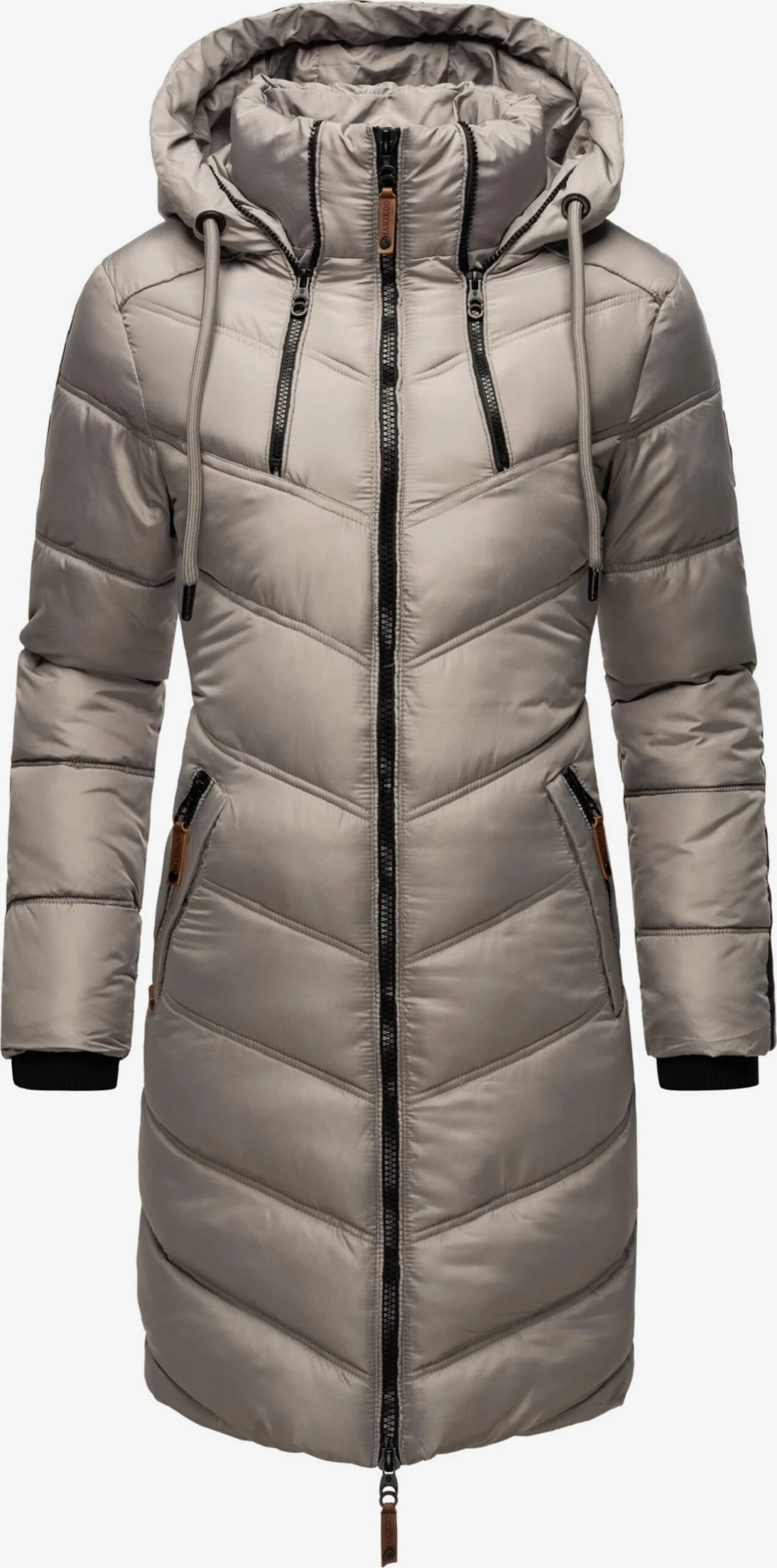 Marikoo Manteaux Dhiver Manteau D’hiver Armasa Femme Gris 1 Marikoo Manteaux Dhiver Manteau D’hiver Armasa Femme Gris