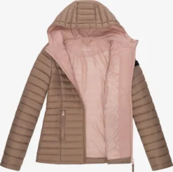 Marikoo Vestes De Mi-saison Veste Mi-saison Asraa Femme Marron -Marikoo 48863086bc4aa3e4845c78ef1834b788