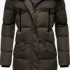 Marikoo Manteaux Dhiver Manteau D’hiver Schneesternchen Femme Anthracite