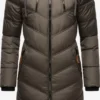 Marikoo Manteaux Dhiver Manteau D’hiver Armasa Femme Anthracite
