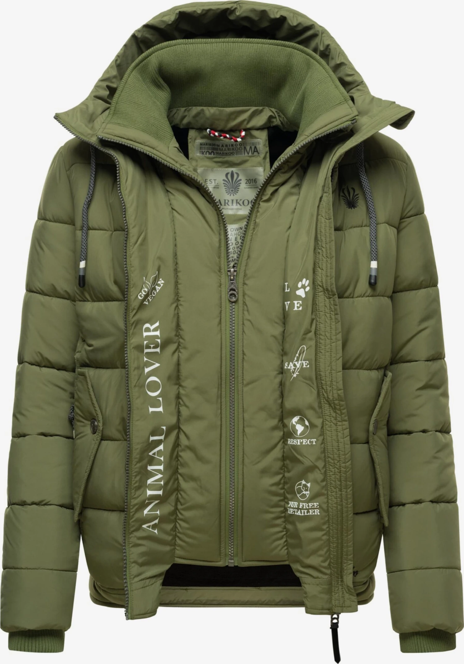 Marikoo Vestes Dhiver Veste D’hiver Taisaa Femme Olive 5 Marikoo Vestes Dhiver Veste D’hiver Taisaa Femme Olive – Image 5