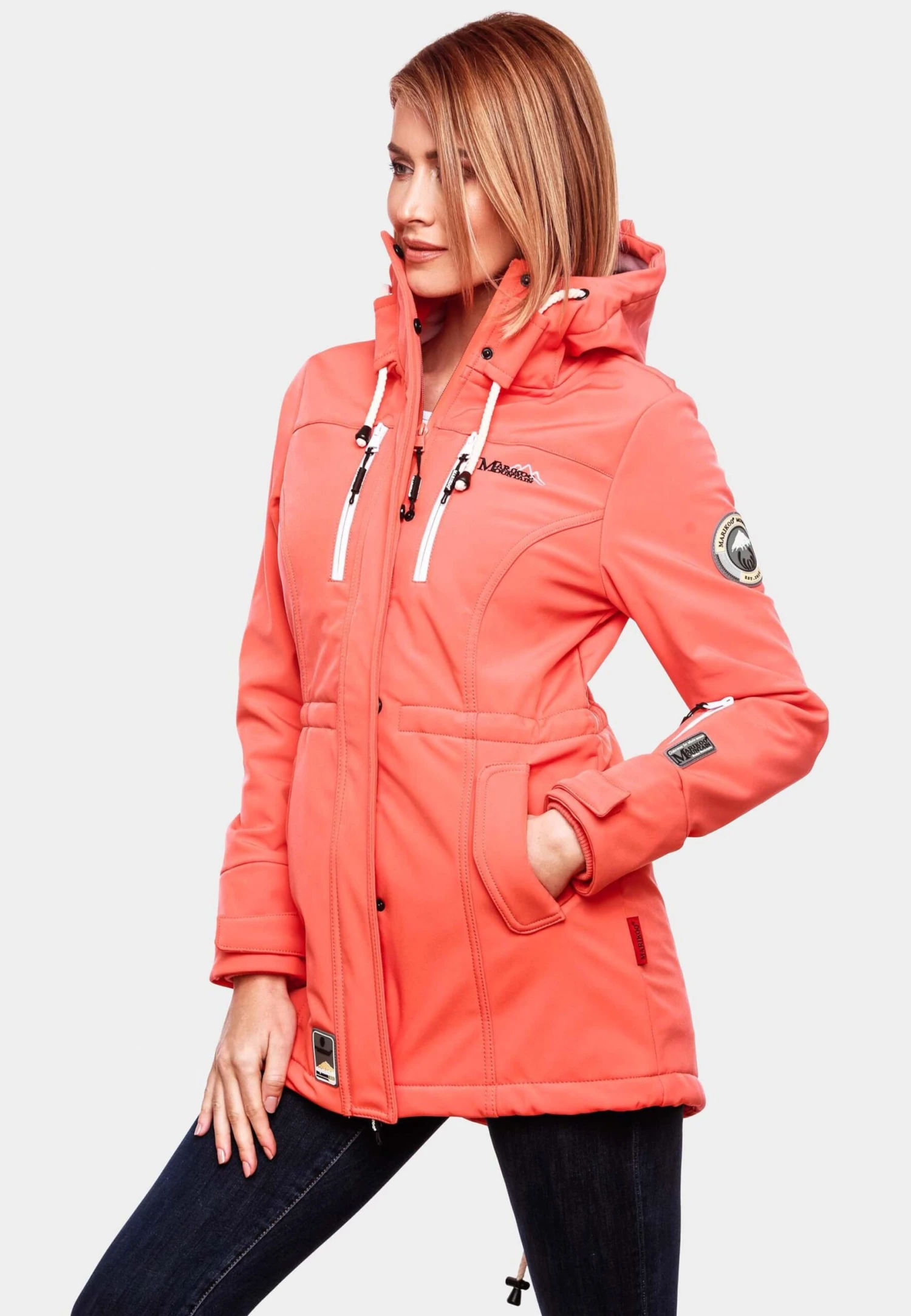 Marikoo Manteaux De Pluie Manteau Fonctionnel Zimtzicke Femme Corail 5 Marikoo Manteaux De Pluie Manteau Fonctionnel Zimtzicke Femme Corail – Image 5