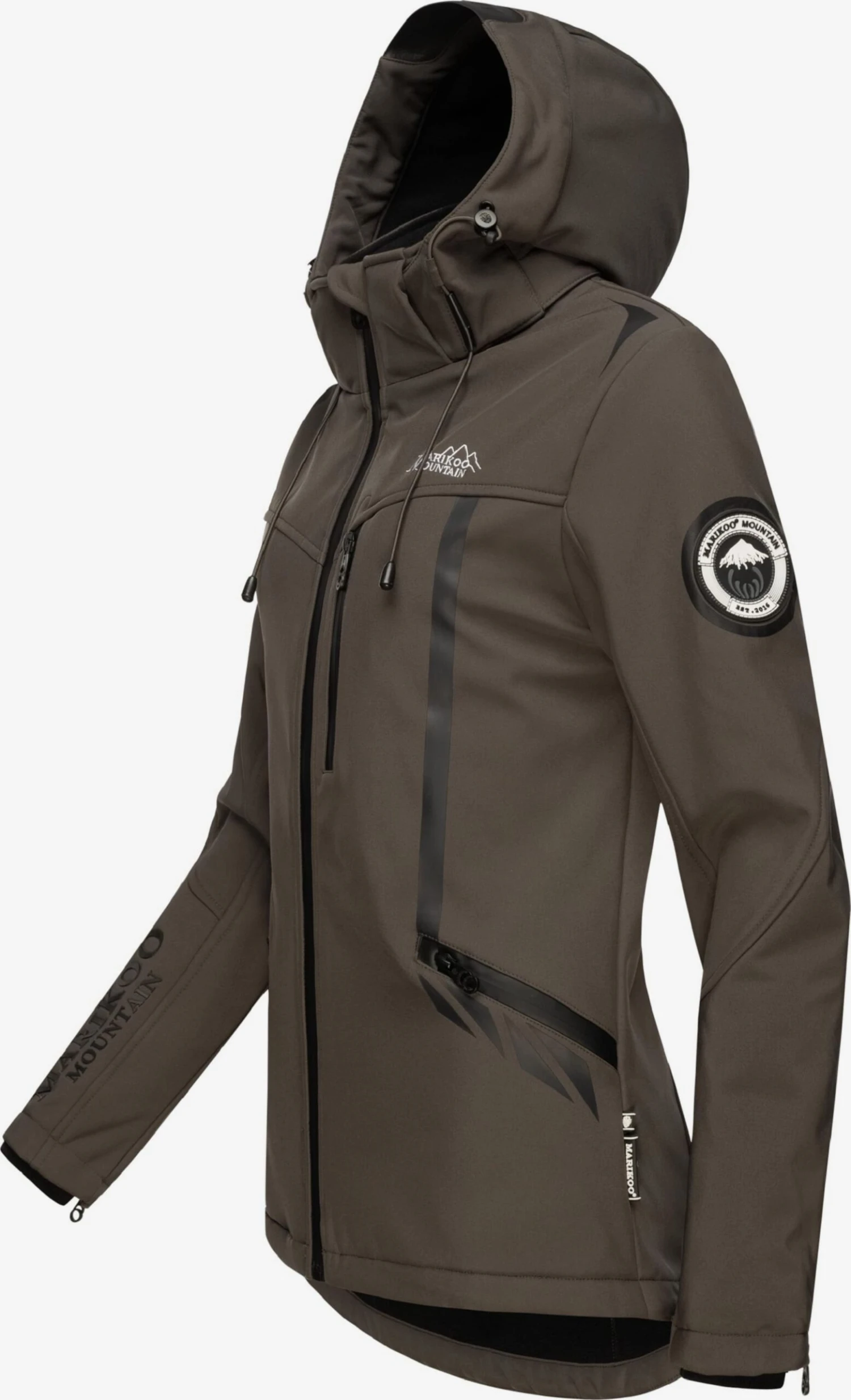 Marikoo Vestes Dhiver Veste D’hiver Femme Marron 2 Marikoo Vestes Dhiver Veste D’hiver Femme Marron – Image 2