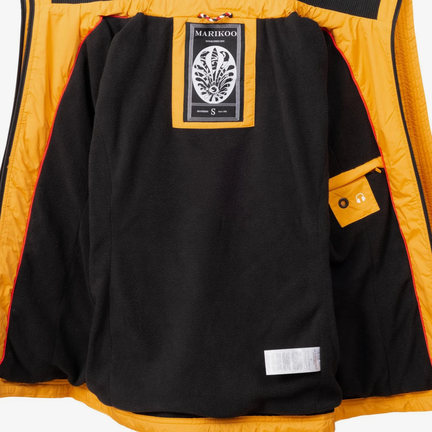 Marikoo Vestes Dextérieur Veste Fonctionnelle Erdbeere Femme Jaune 4 Marikoo Vestes Dextérieur Veste Fonctionnelle Erdbeere Femme Jaune – Image 4