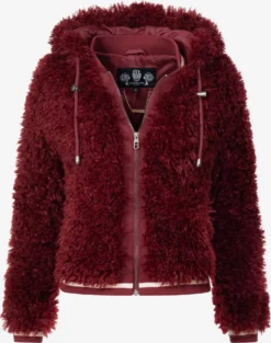 Marikoo Vestes De Mi-saison Veste Mi-saison Puderzuckerwölkchen Femme Rouge Foncé