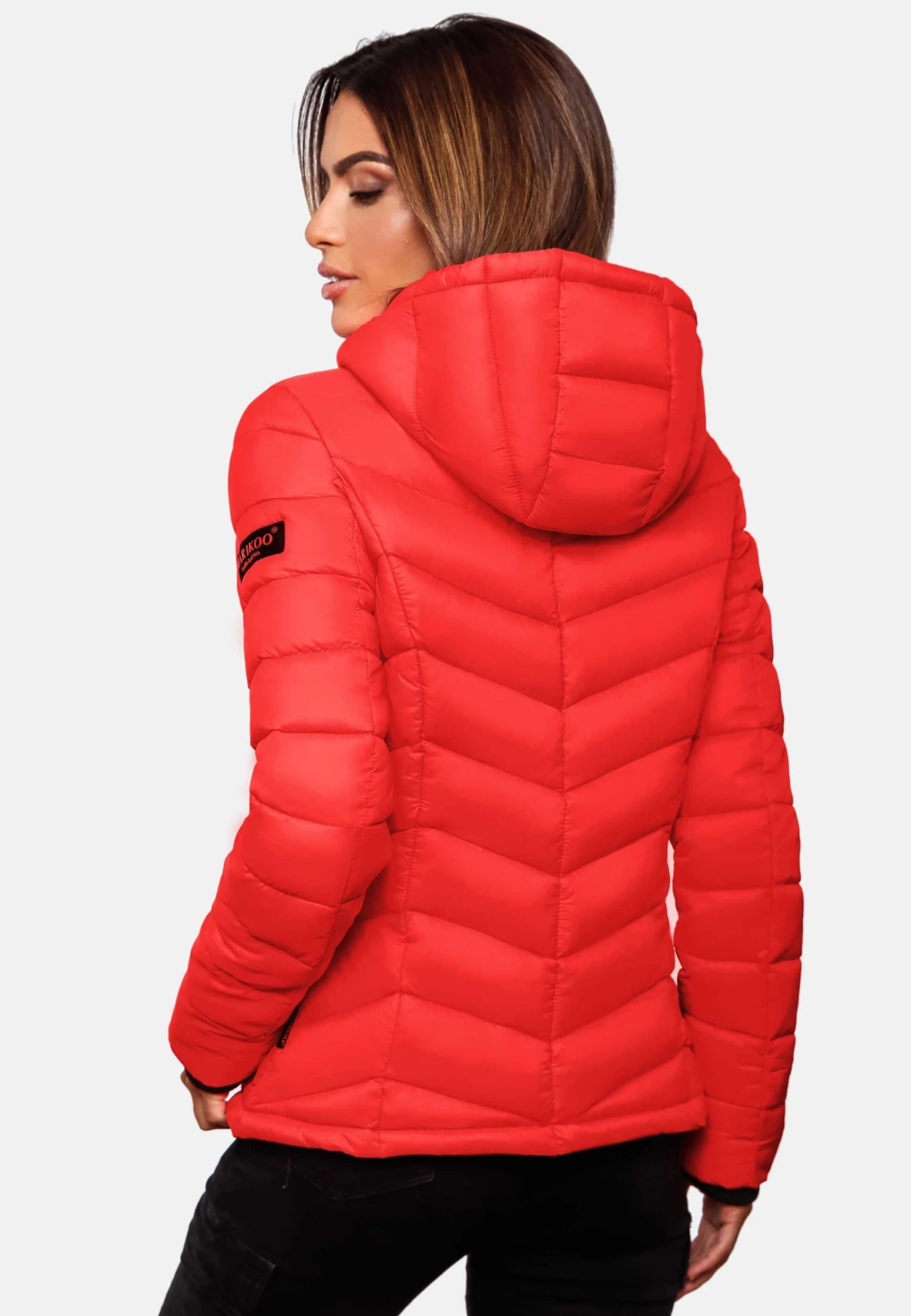 Marikoo Vestes De Mi-saison Veste Mi-saison Kuala Femme Rouge Néon 6 Marikoo Vestes De Mi-saison Veste Mi-saison Kuala Femme Rouge Néon – Image 6