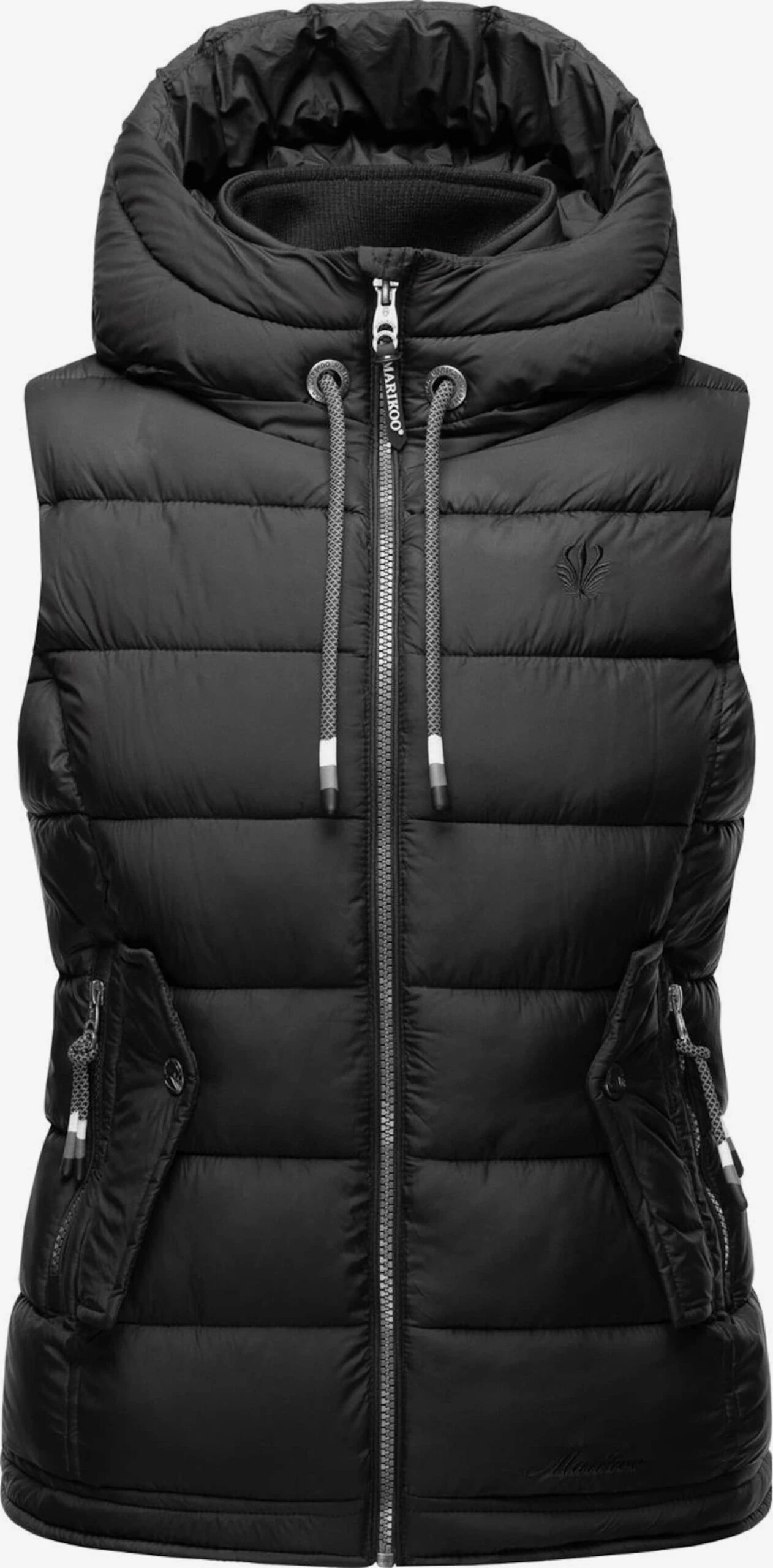 Marikoo Vestes Sans Manches Gilet Taisaa Femme Noir 2 Marikoo Vestes Sans Manches Gilet Taisaa Femme Noir – Image 2
