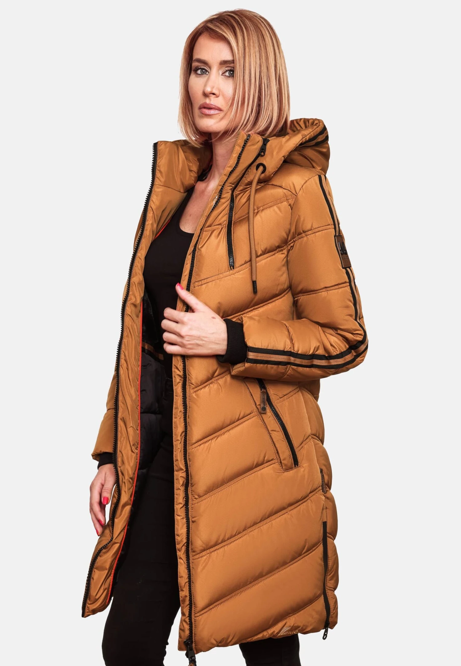 Marikoo Manteaux Dhiver Manteau D’hiver Armasa Femme Caramel 7 Marikoo Manteaux Dhiver Manteau D’hiver Armasa Femme Caramel – Image 7