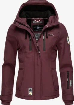 Marikoo Vestes De Mi-saison Veste Mi-saison Kleine Zicke Femme Rouge / Bordeaux