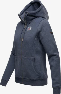 Marikoo Sweats Zippés Veste De Survêtement Setsunaa Femme Bleu-gris -Marikoo 5908f3b6a7e7db0e9dd5643e9ab36a72 scaled