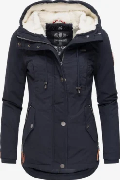 Marikoo Vestes Dhiver Veste D’hiver Bikoo Femme Bleu Nuit