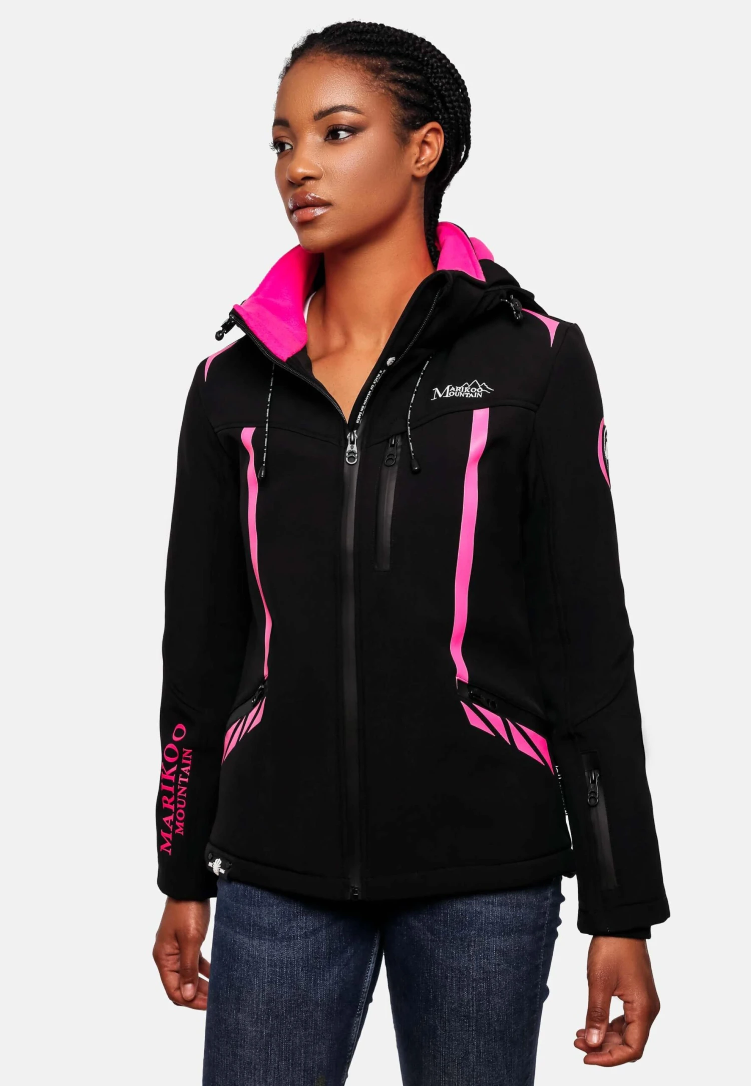 Marikoo Vestes Dhiver Veste D’hiver Femme Noir 6 Marikoo Vestes Dhiver Veste D’hiver Femme Noir – Image 6