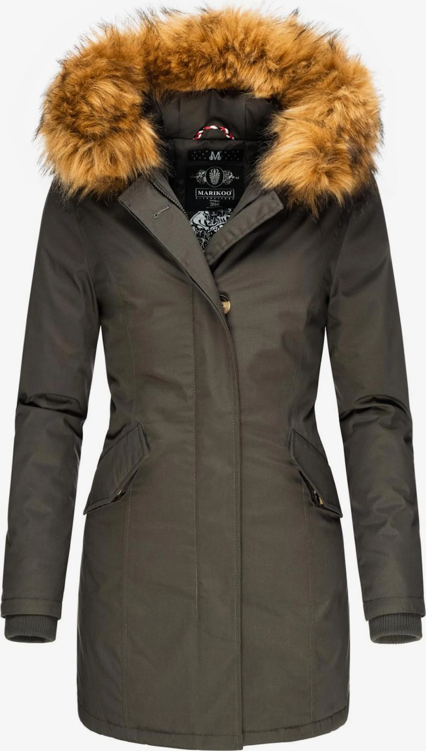 Marikoo Parkas Parka D’hiver Karmaa Femme Anthracite 1 Marikoo Parkas Parka D’hiver Karmaa Femme Anthracite