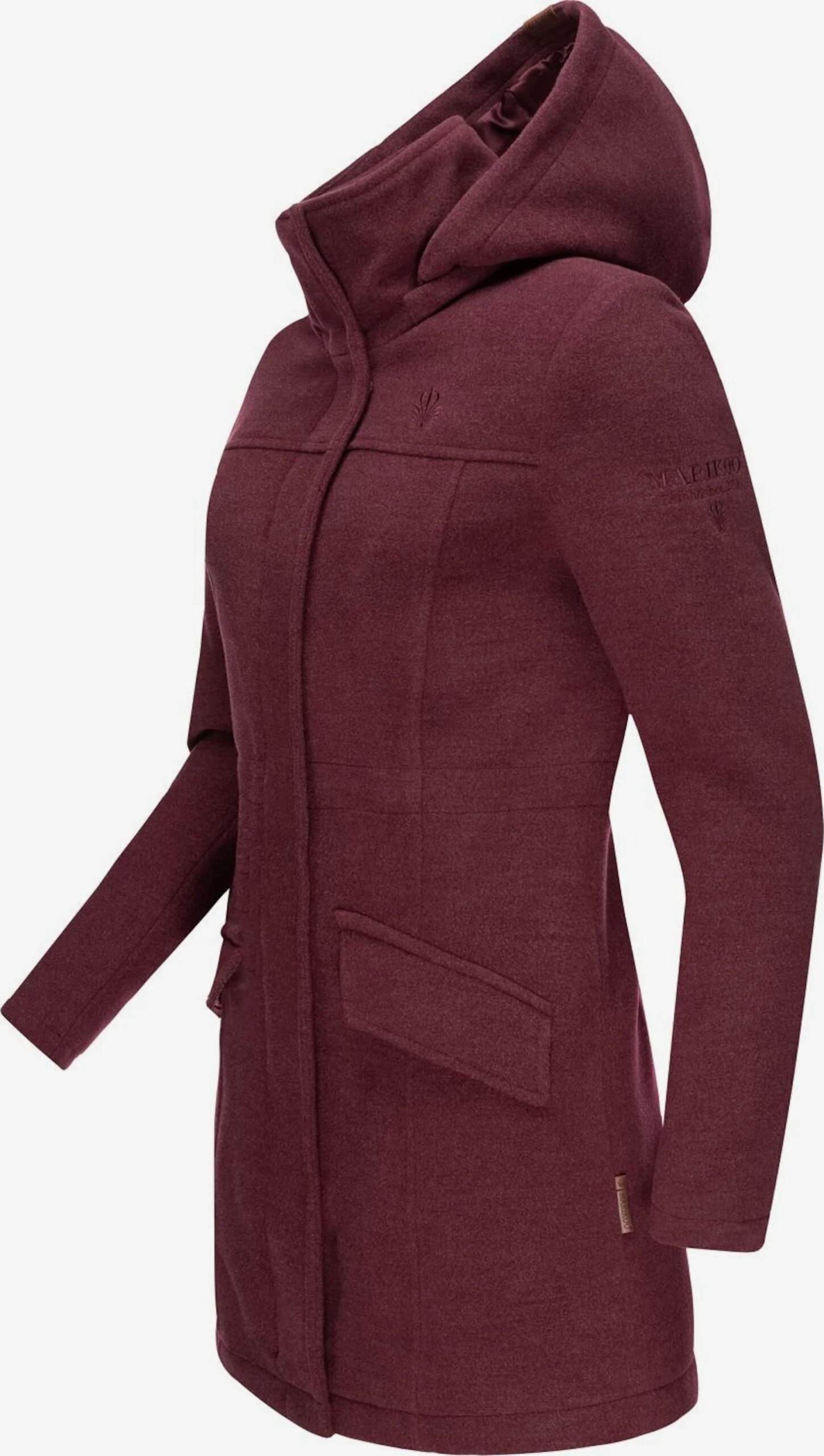 Marikoo Manteaux Dhiver Manteau D’hiver Femme Bordeaux 2 Marikoo Manteaux Dhiver Manteau D’hiver Femme Bordeaux – Image 2