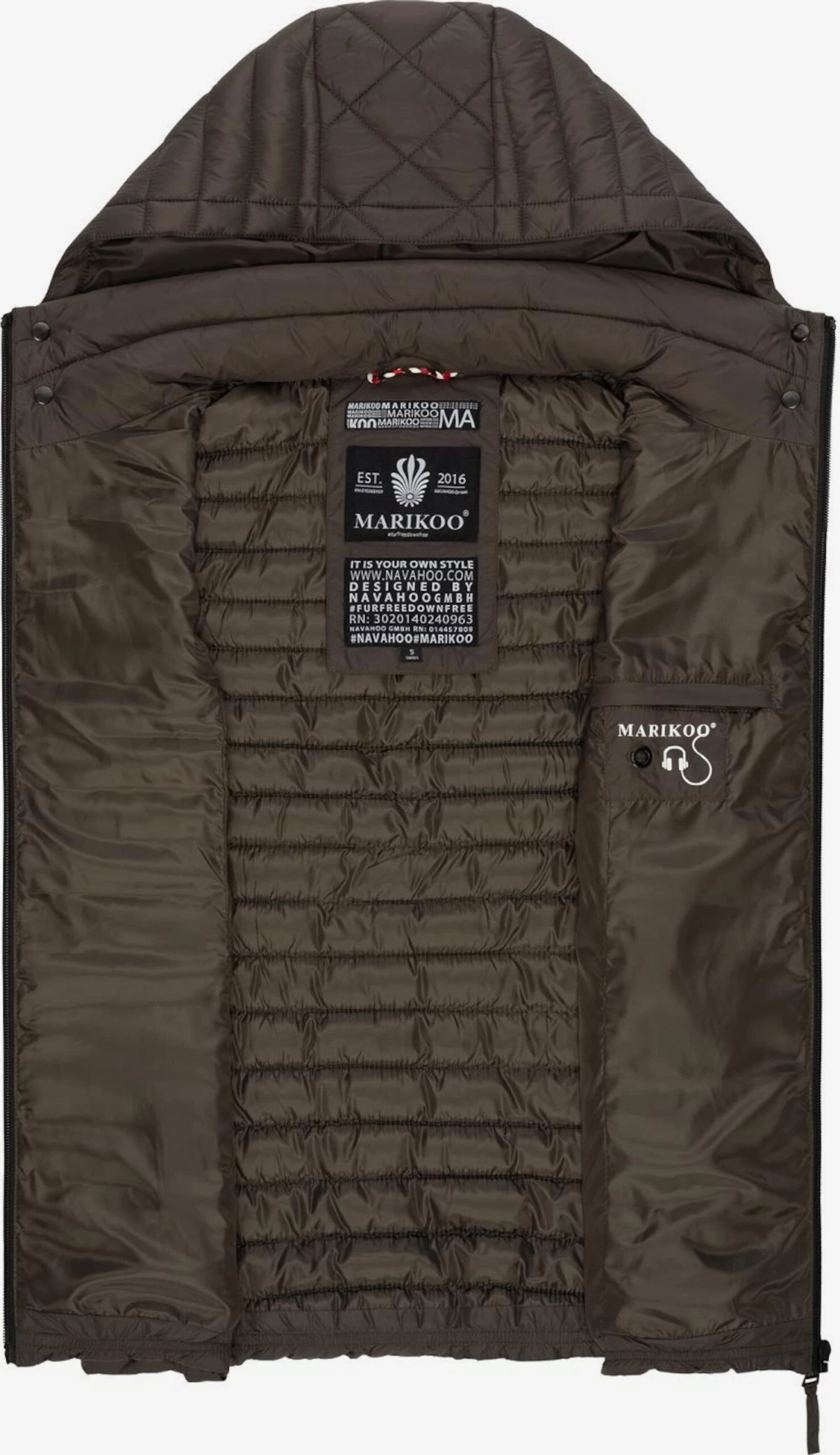 Marikoo Vestes Sans Manches Gilet Hasenpfote Femme Anthracite 5 Marikoo Vestes Sans Manches Gilet Hasenpfote Femme Anthracite – Image 5