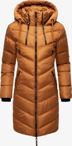Marikoo Manteaux Dhiver Manteau D’hiver Armasa Femme Caramel