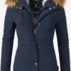 Marikoo Parkas Parka D’hiver Akira Femme Bleu Nuit
