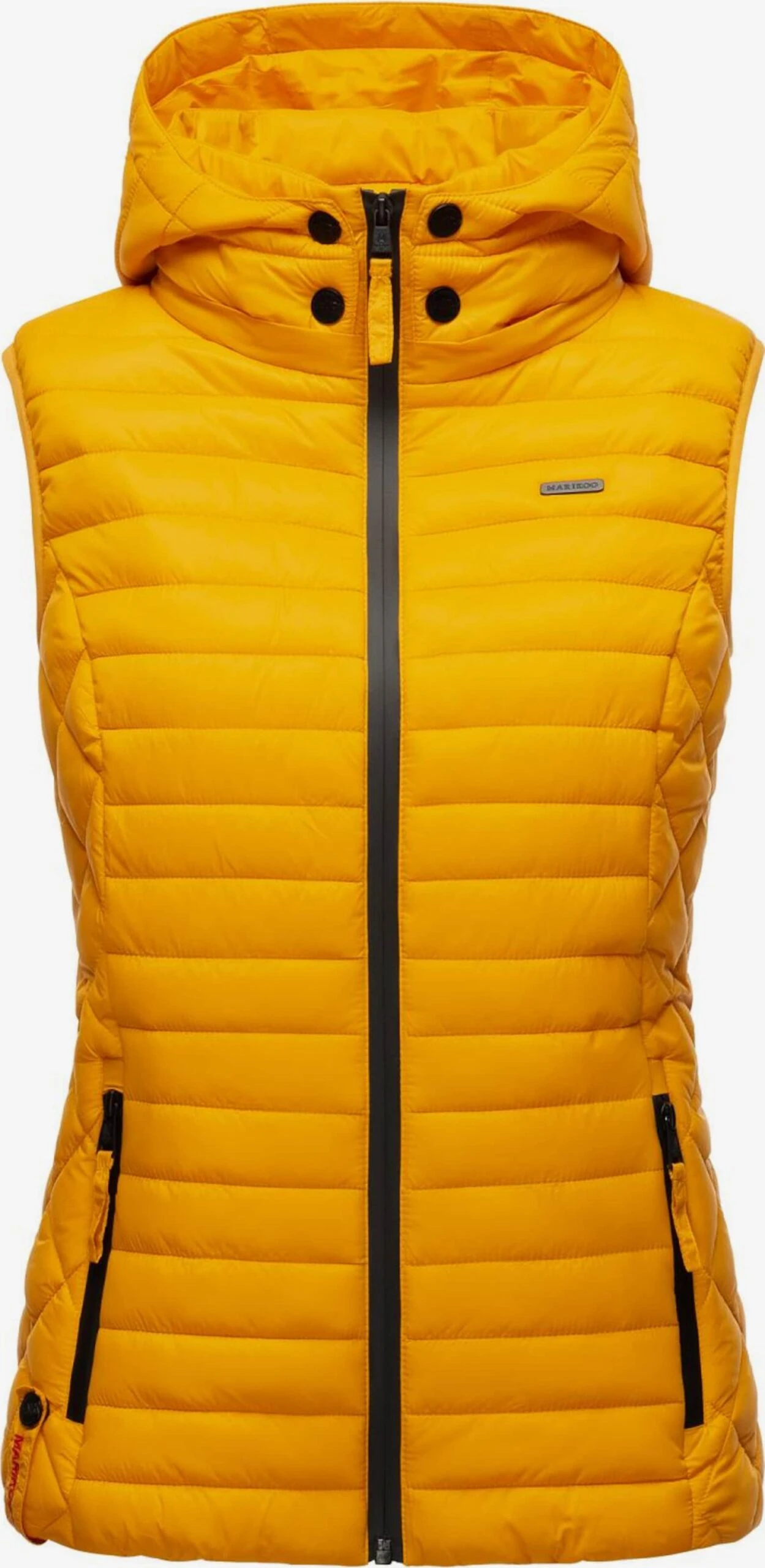 Marikoo Vestes Sans Manches Gilet Hasenpfote Femme Jaune Dor 1 Marikoo Vestes Sans Manches Gilet Hasenpfote Femme Jaune Dor