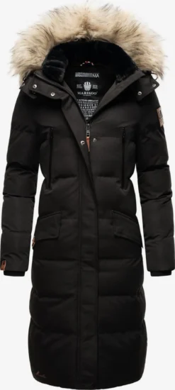 Marikoo Manteaux Dhiver Manteau D’hiver Schneesternchen Femme Noir