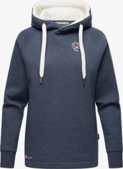 Marikoo Sweats à Capuche Sweat-shirt Airii Femme Bleu-gris
