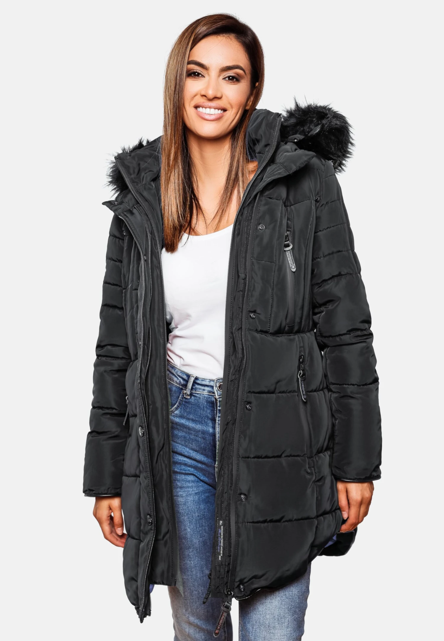 Marikoo Manteaux Dhiver Manteau D’hiver Moonshine Femme Noir 7 Marikoo Manteaux Dhiver Manteau D’hiver Moonshine Femme Noir – Image 7