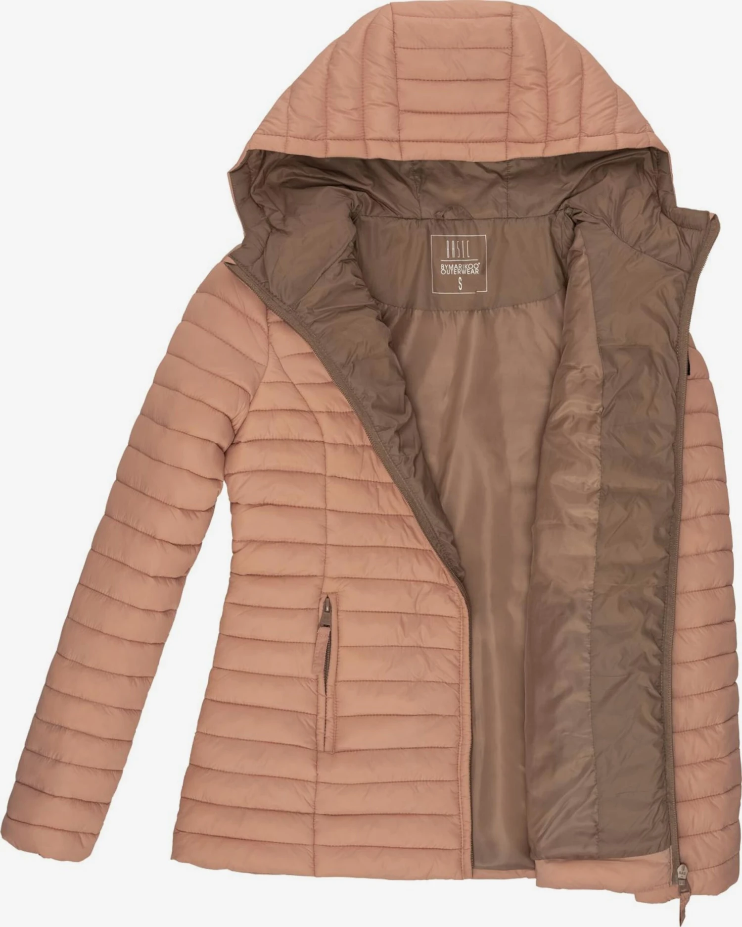 Marikoo Vestes De Mi-saison Veste Mi-saison Asraa Femme Rose 4 Marikoo Vestes De Mi-saison Veste Mi-saison Asraa Femme Rose – Image 4