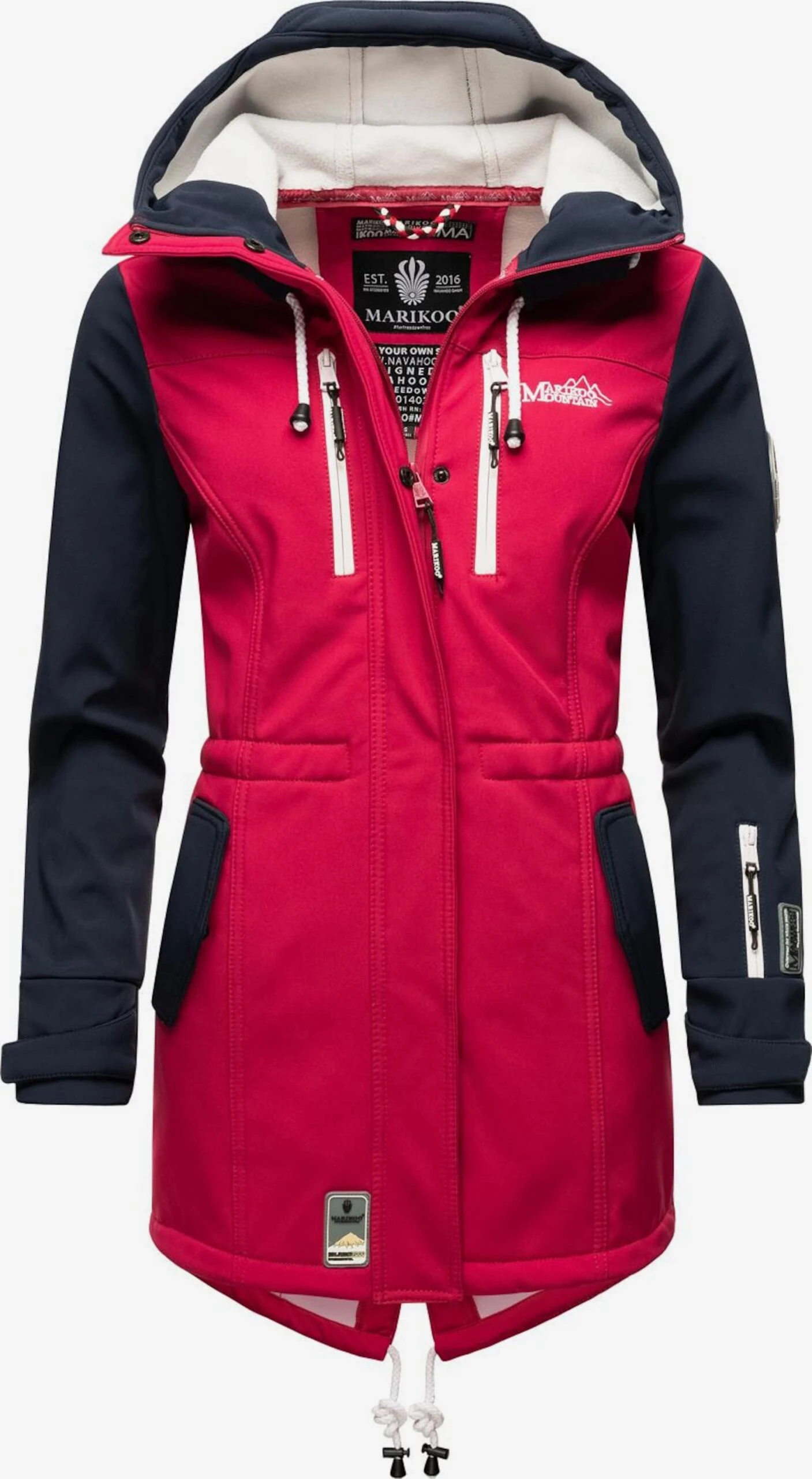 Marikoo Manteaux De Pluie Manteau Fonctionnel Zimtzicke Femme Bleu Marine / Rose 1 Marikoo Manteaux De Pluie Manteau Fonctionnel Zimtzicke Femme Bleu Marine / Rose