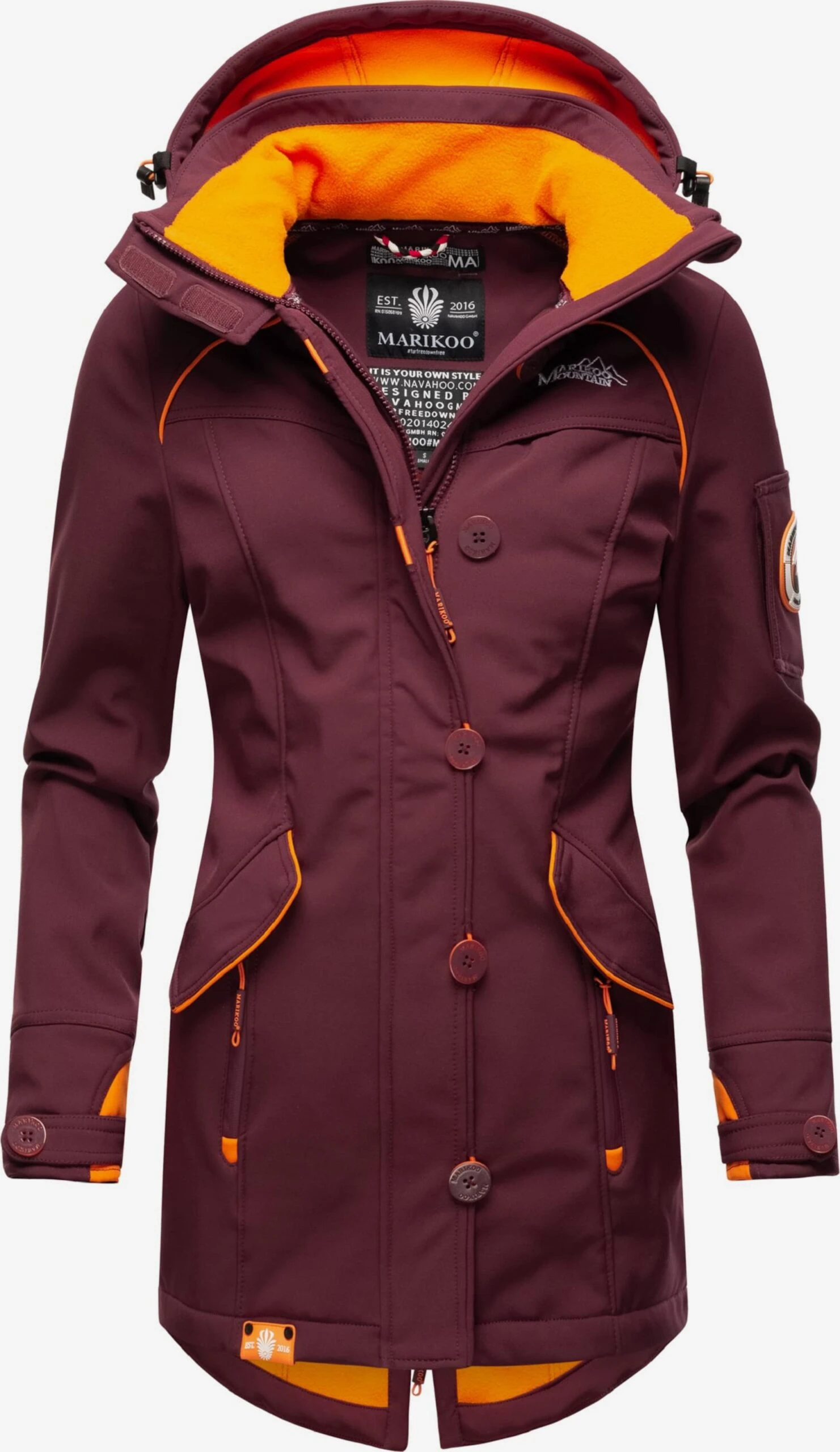 Marikoo Vestes Dextérieur Veste Fonctionnelle Soulinaa Femme Bordeaux 2 Marikoo Vestes Dextérieur Veste Fonctionnelle Soulinaa Femme Bordeaux – Image 2