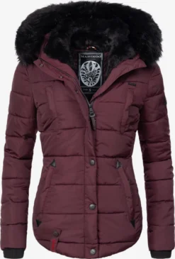 Marikoo Vestes Dhiver Veste D’hiver Lotusblüte Femme Bourgogne
