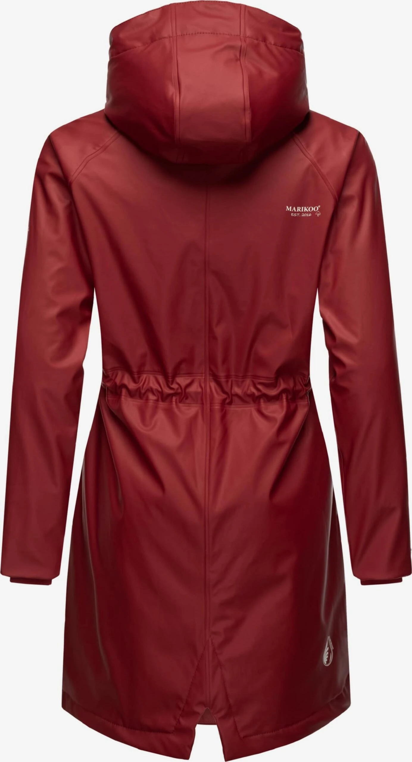 Marikoo Manteaux De Pluie Manteau Fonctionnel Femme Rouge 3 Marikoo Manteaux De Pluie Manteau Fonctionnel Femme Rouge – Image 3