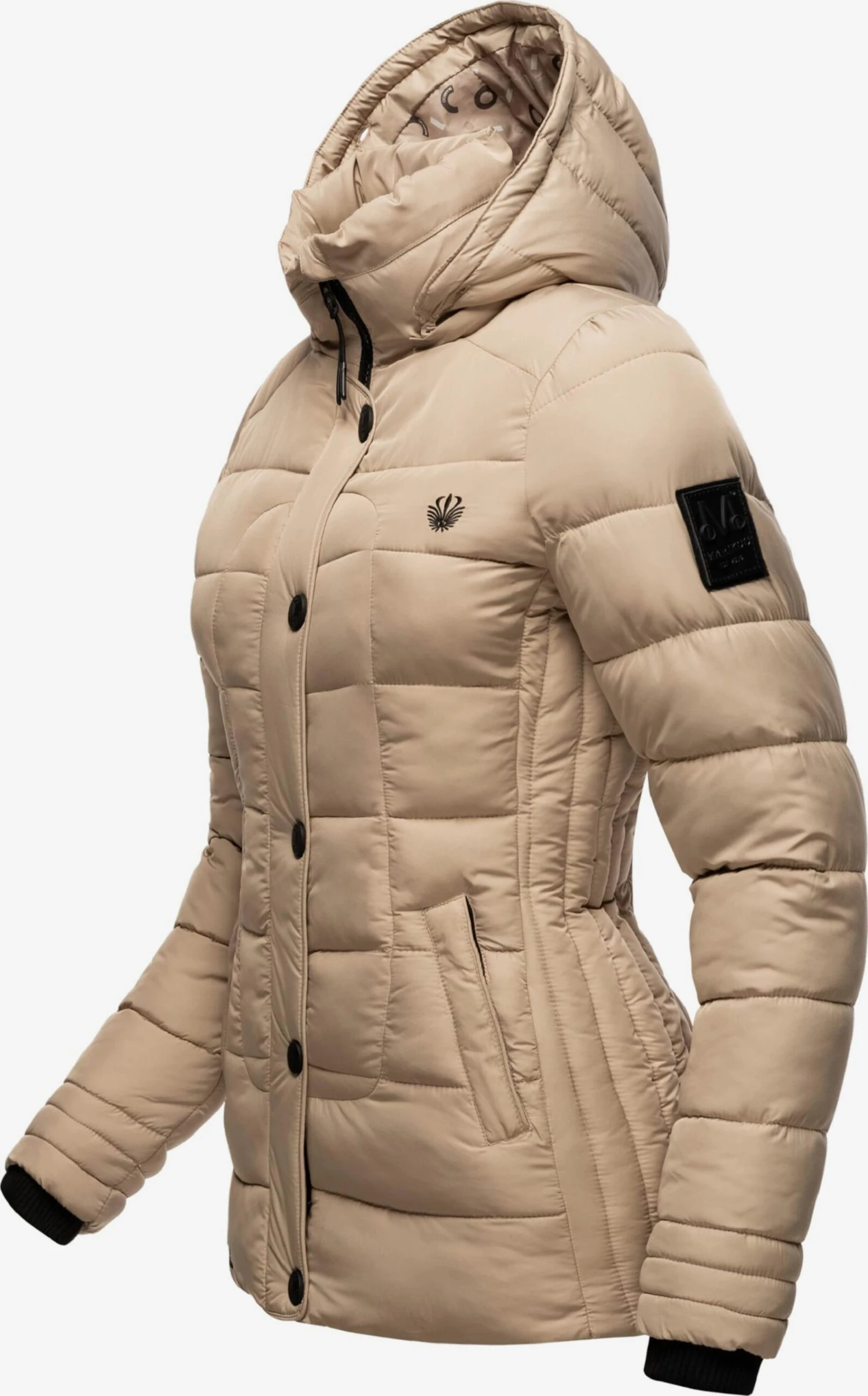 Marikoo Vestes Dhiver Veste D’hiver Qesra Femme Noisette 4 Marikoo Vestes Dhiver Veste D’hiver Qesra Femme Noisette – Image 4