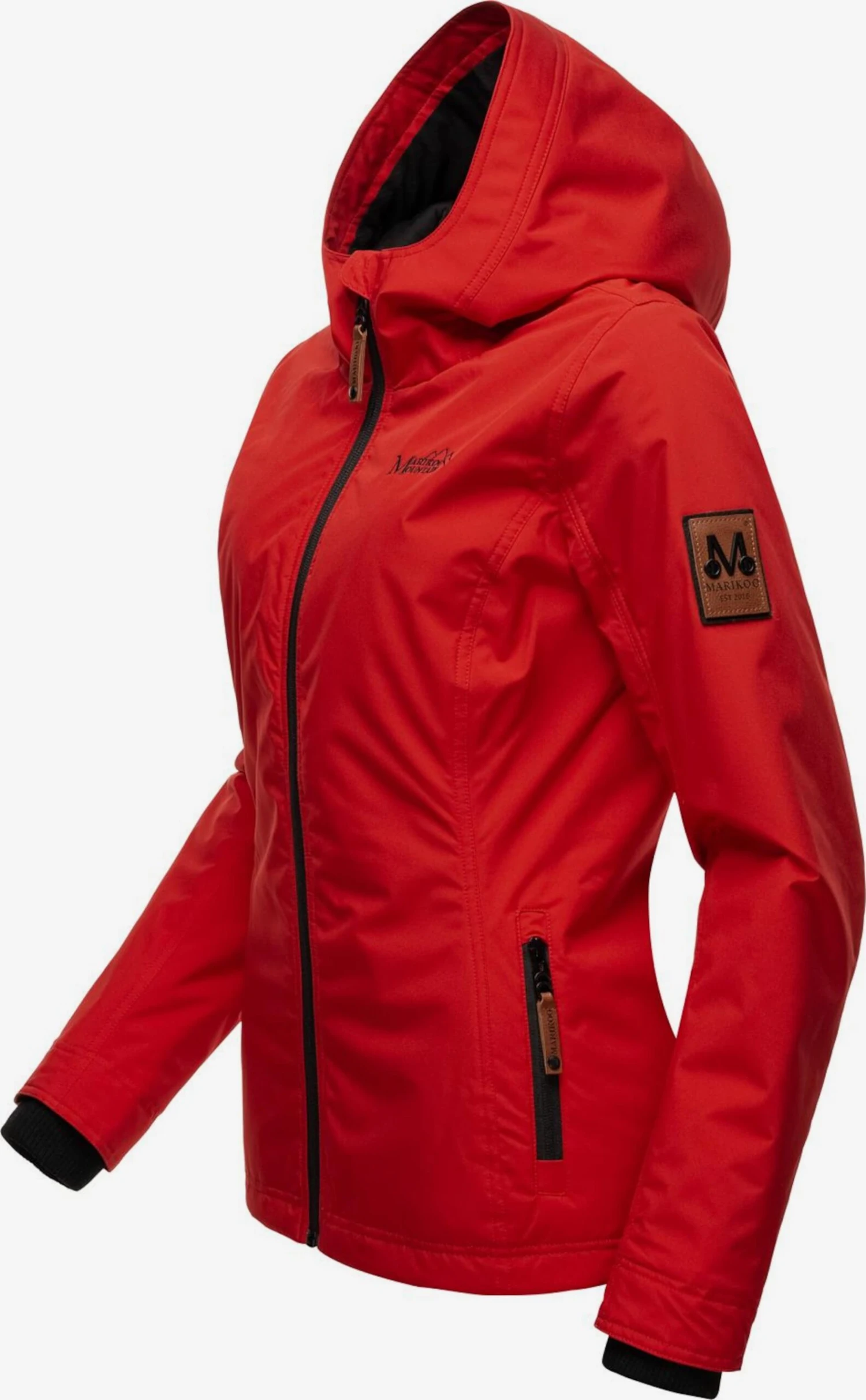 Marikoo Vestes De Mi-saison Veste Mi-saison Brombeere Femme Rouge 2 Marikoo Vestes De Mi-saison Veste Mi-saison Brombeere Femme Rouge – Image 2