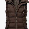 Marikoo Vestes Sans Manches Gilet Taisaa Femme Brun Foncé