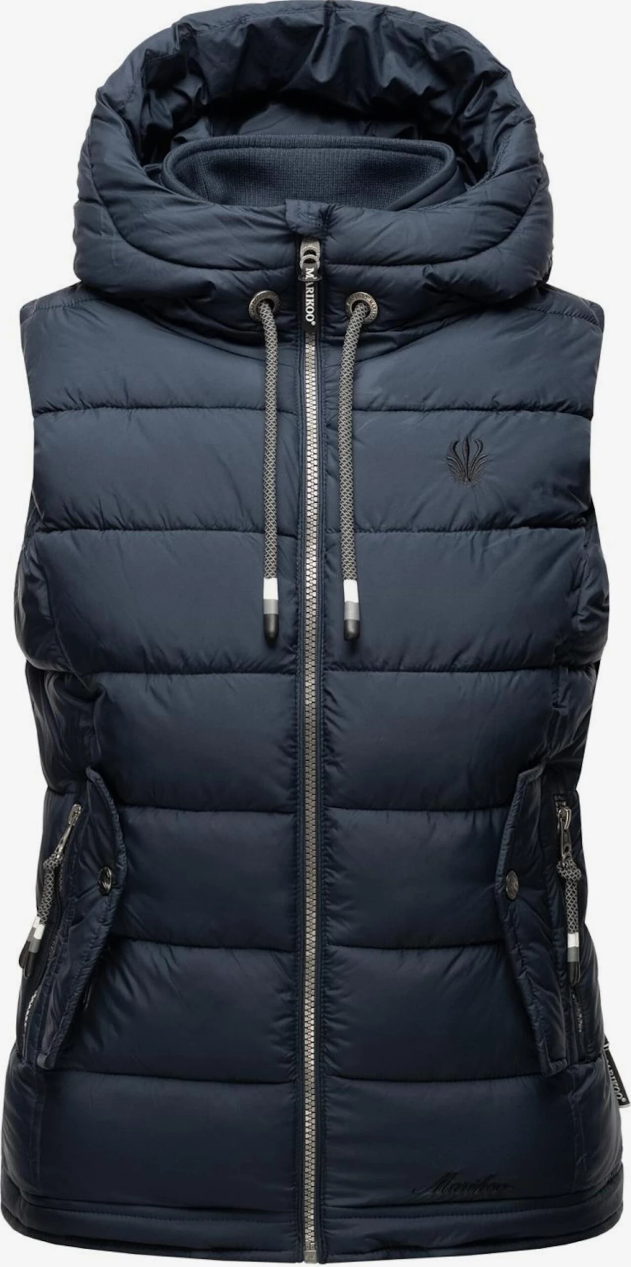 Marikoo Vestes Sans Manches Gilet Taisaa Femme Bleu Marine 2 Marikoo Vestes Sans Manches Gilet Taisaa Femme Bleu Marine – Image 2