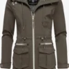 Marikoo Vestes Dextérieur Veste Fonctionnelle Ulissaa Femme Gris / Taupe