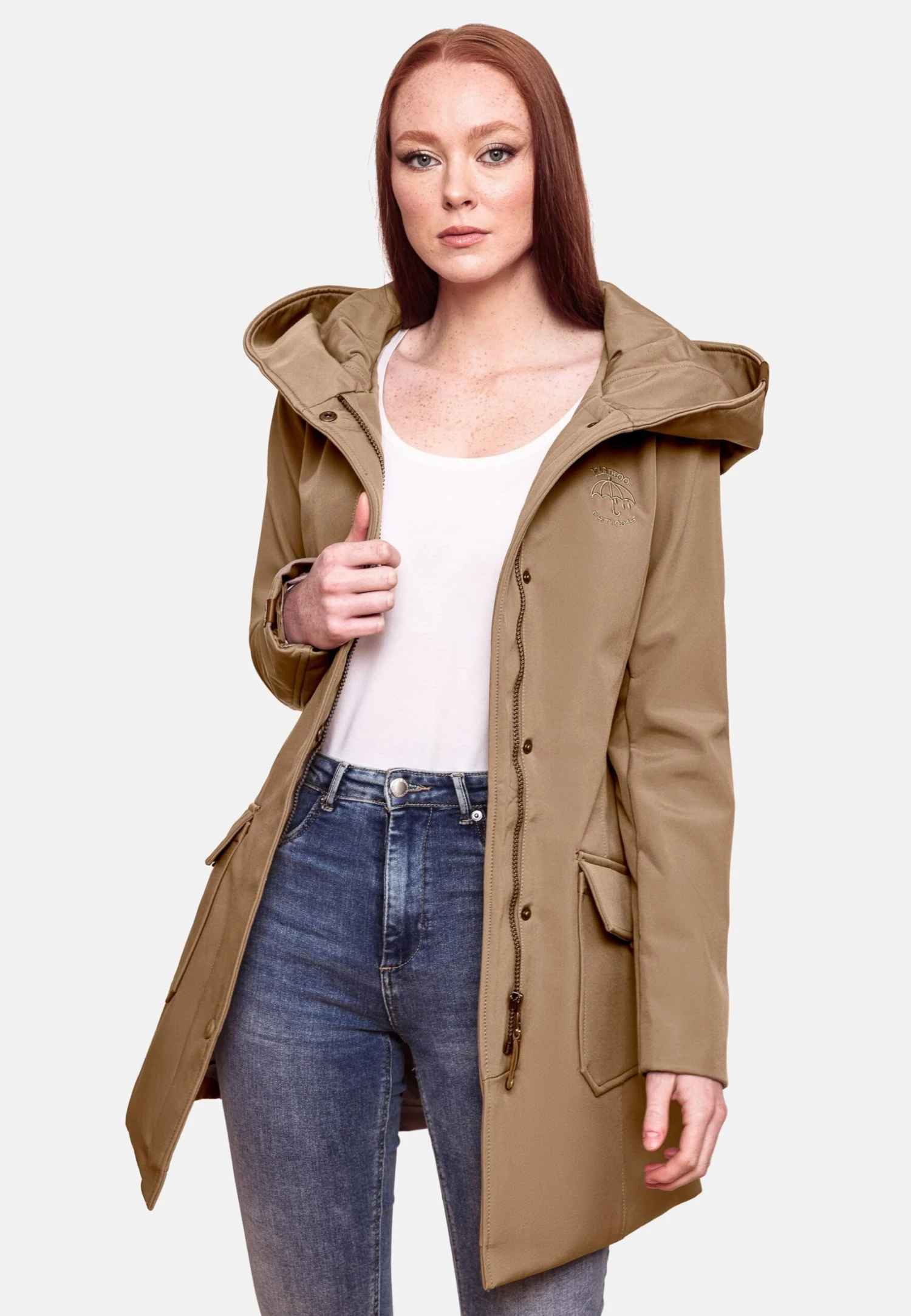 Marikoo Manteaux De Pluie Manteau Fonctionnel Mayleen Femme Noisette 7 Marikoo Manteaux De Pluie Manteau Fonctionnel Mayleen Femme Noisette – Image 7