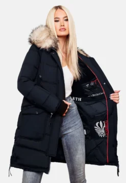 Marikoo Manteaux Dhiver Manteau D’hiver Chaskaa Femme Bleu Marine -Marikoo 79a4653fb43ded0476db9b2860d737ef scaled