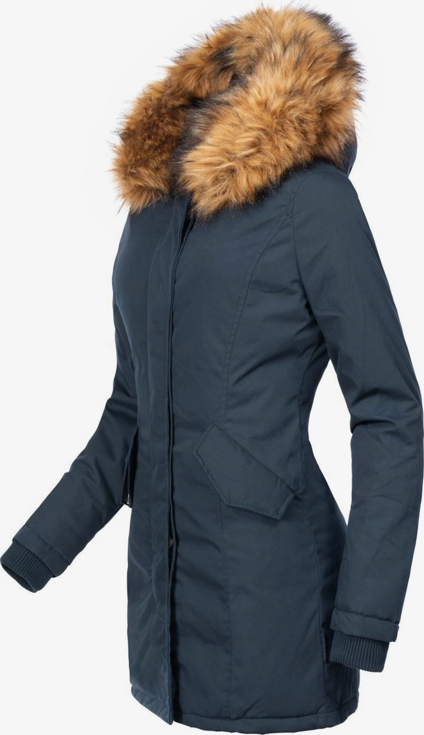Marikoo Parkas Parka D’hiver Karmaa Femme Bleu Foncé 2 Marikoo Parkas Parka D’hiver Karmaa Femme Bleu Foncé – Image 2