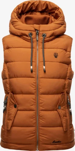 Marikoo Vestes Sans Manches Gilet Taisaa Femme Caramel